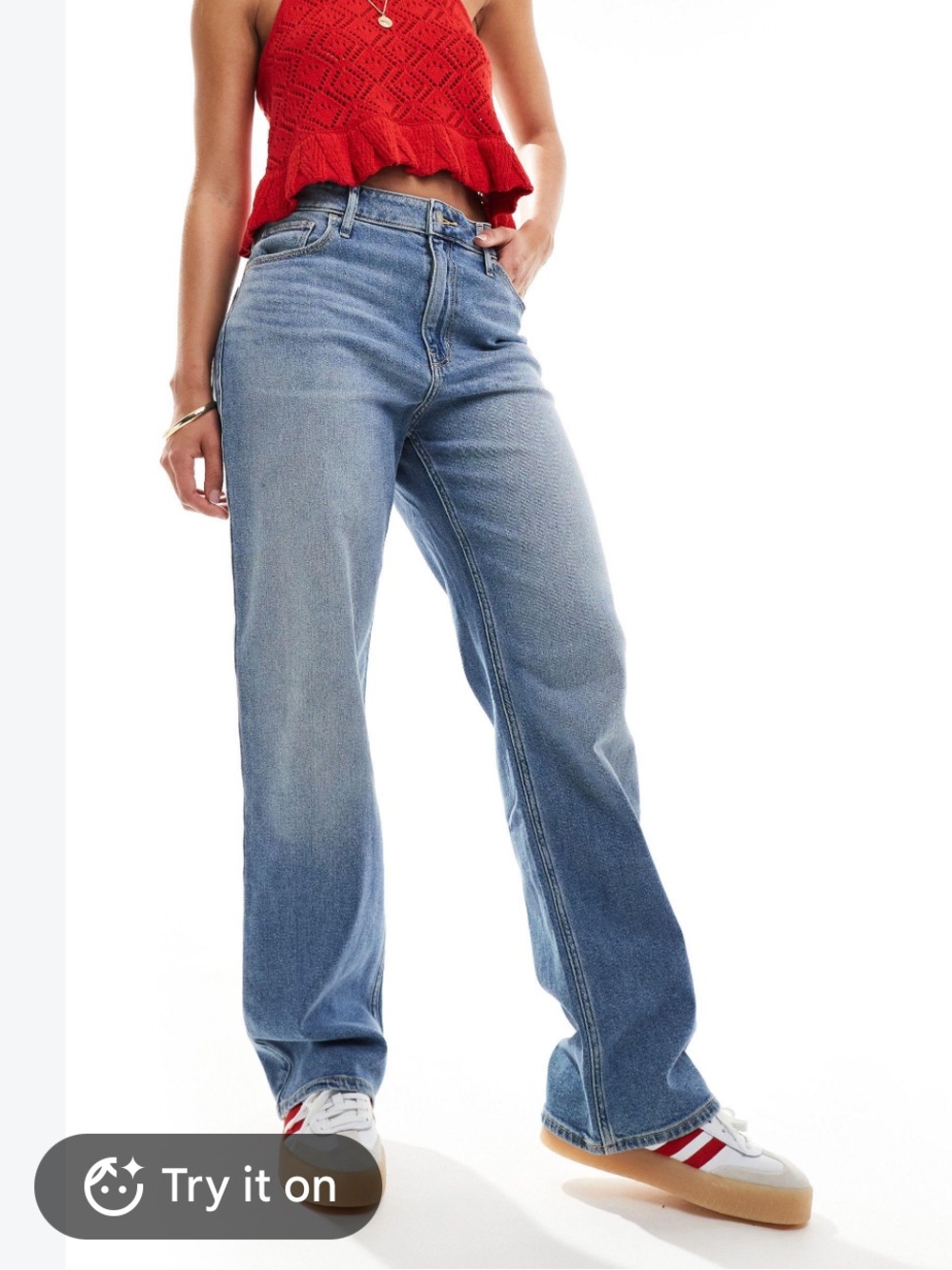 HOLLISTER Ultra High Rise Dad Denim Jeans Women’s Size 26